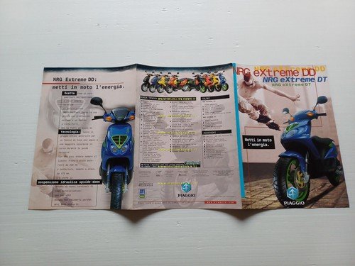 Piaggio 50 NRG Extreme DD - DT 1999 depliant originale …