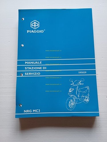 Piaggio 50 NRG MC3 Purejet 2002 manuale officina italiano originale