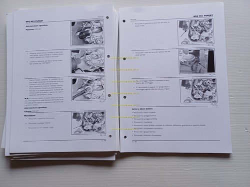 Piaggio 50 NRG MC3 Purejet 2002 manuale officina italiano originale