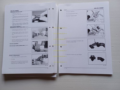 Piaggio 50 NRG MC3 Purejet 2002 manuale officina italiano originale