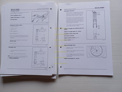 Piaggio 50 NRG MC3 Purejet 2002 manuale officina italiano originale