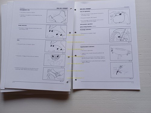 Piaggio 50 NRG MC3 Purejet 2002 manuale officina italiano originale