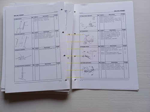 Piaggio 50 NRG MC3 Purejet 2002 manuale officina italiano originale