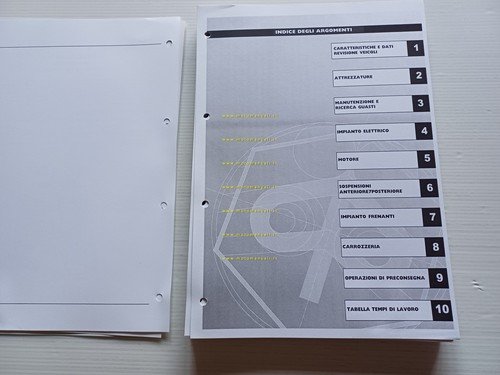 Piaggio 50 NRG MC3 Purejet 2002 manuale officina italiano originale