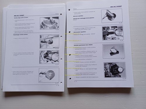 Piaggio 50 NRG MC3 Purejet 2002 manuale officina italiano originale