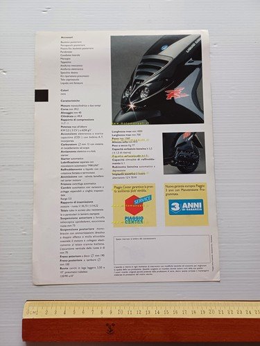 Piaggio 50 NTT depliant originale italiano