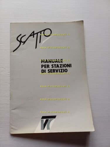 Piaggio 50 Scatto 1990 manuale officina italiano originale shop manual