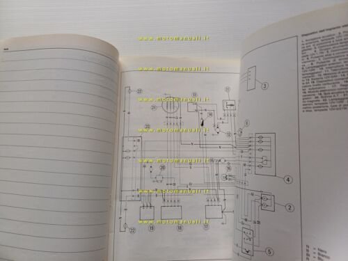 Piaggio 50 Scatto 1990 manuale officina italiano originale shop manual