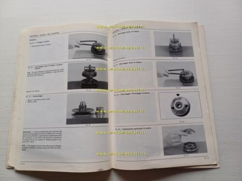 Piaggio 50 Scatto 1990 manuale officina italiano originale shop manual