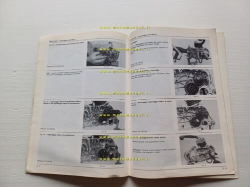 Piaggio 50 Scatto 1990 manuale officina italiano originale shop manual