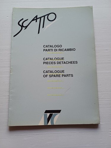 Piaggio 50 Scatto scooter 1990 catalogo ricambi originale