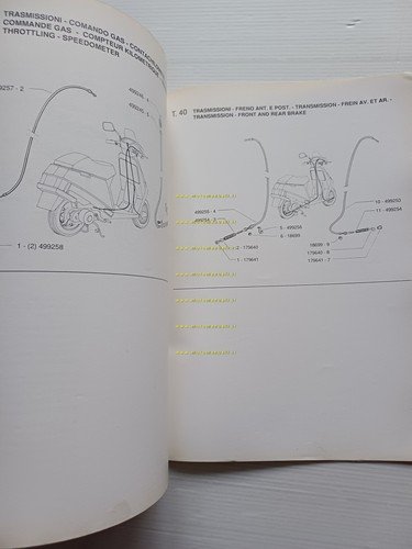 Piaggio 50 Scatto scooter 1990 catalogo ricambi originale