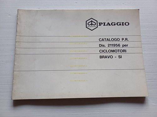 Piaggio 50 SI - Bravo 1989 catalogo ricambi italiano originale