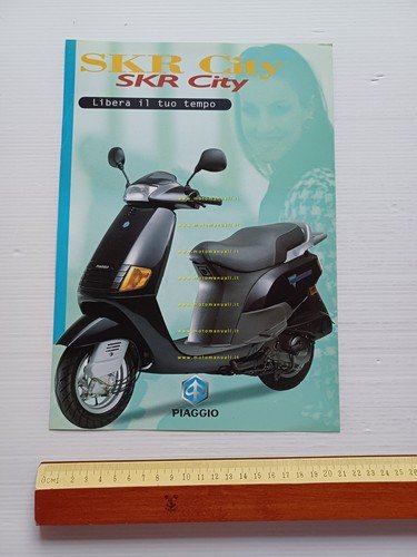 Piaggio 50 SKR City 1998 depliant italiano originale
