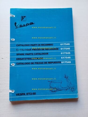 Piaggio 50 Vespa ET2 modelli 1996 - 2002 catalogo ricambi …