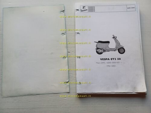 Piaggio 50 Vespa ET2 modelli 1996 - 2002 catalogo ricambi …