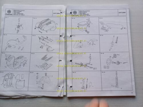 Piaggio 50 Vespa ET4 modelli 2000 - 2001 catalogo ricambi …