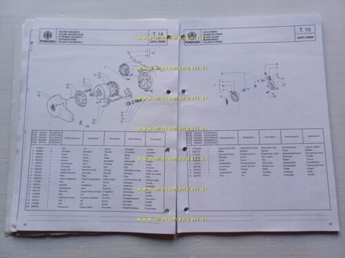 Piaggio 50 Vespa ET4 modelli 2000 - 2001 catalogo ricambi …
