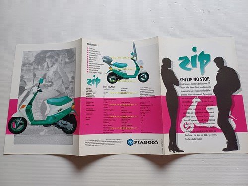 Piaggio 50 ZIP depliant italiano originale