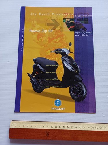 Piaggio 50 ZIP SP H2O depliant italiano originale