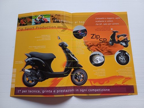 Piaggio 50 ZIP SP H2O depliant italiano originale