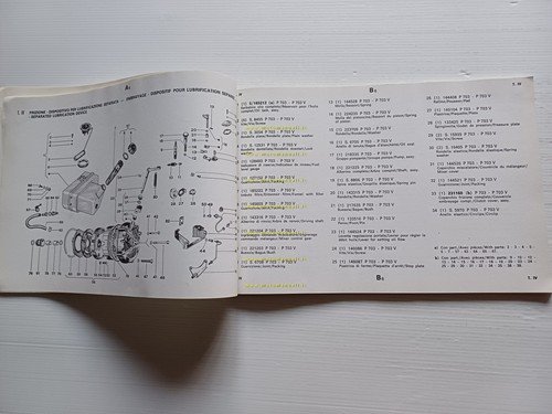 Piaggio APE - Vespacar TM P703 - P703V 1989 catalogo …