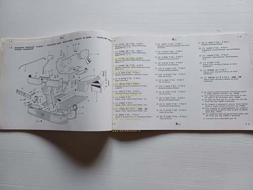 Piaggio APE - Vespacar TM P703 - P703V 1989 catalogo …