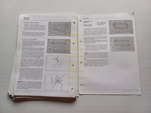 Piaggio Ape 50 - Poker AGGIORNAMENTO manuale officina italiano originale