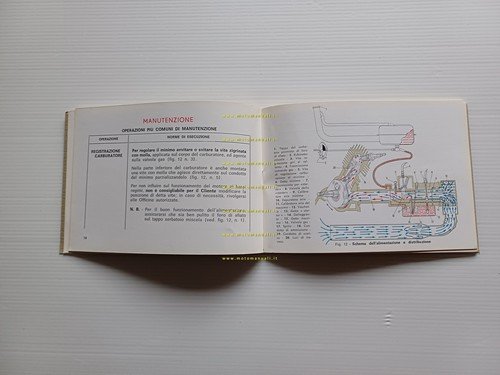 Piaggio APE 50 1969 manuale uso manutenzione motocarro originale 3 …