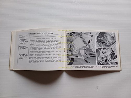 Piaggio APE 50 1969 manuale uso manutenzione motocarro originale 3 …