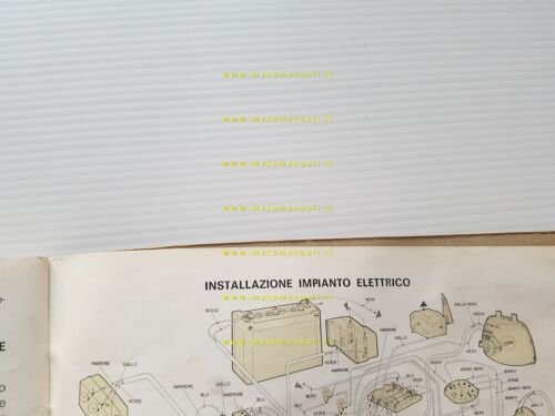 Piaggio APE 50-250 1970 manuale uso manutenzione motocarro originale 3 …