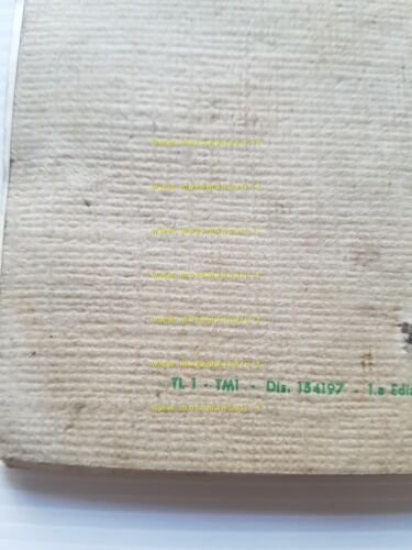 Piaggio APE 50-250 1970 manuale uso manutenzione motocarro originale 3 …