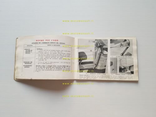 Piaggio APE 50-250 1970 manuale uso manutenzione motocarro originale 3 …