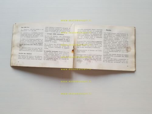 Piaggio APE 50-250 1970 manuale uso manutenzione motocarro originale 3 …