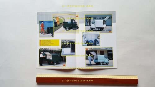 Piaggio Ape 50 Europa allestimenti speciali 1996 depliant originale italiano