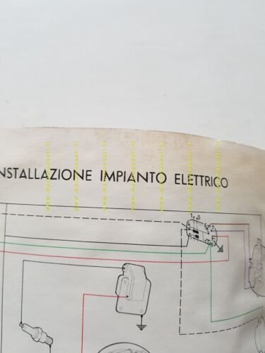 Piaggio Ape 50 Motocarro 1969 manuale officina originale workshop manual