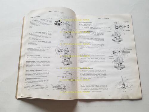 Piaggio Ape 50 Motocarro 1969 manuale officina originale workshop manual
