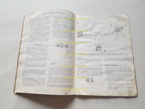 Piaggio Ape 50 Motocarro 1969 manuale officina originale workshop manual
