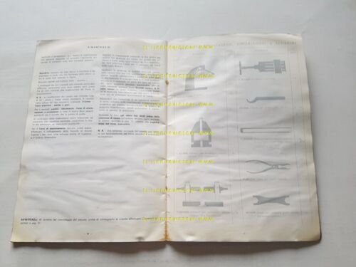 Piaggio Ape 50 Motocarro 1969 manuale officina originale workshop manual