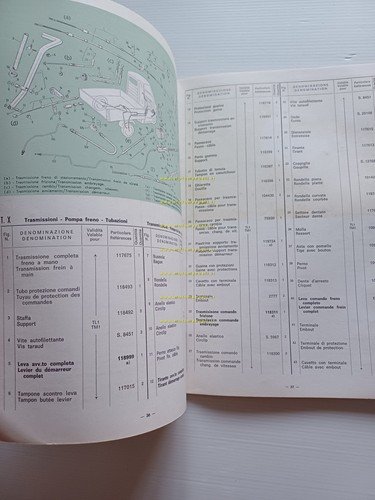 Piaggio Ape 50 TL1 - Ape 250 TM1 1970 catalogo …