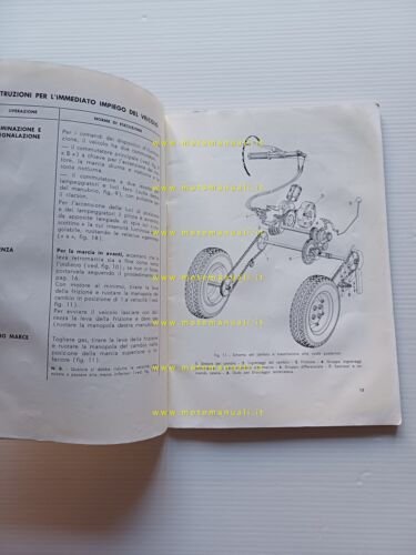 Piaggio Ape 500 400 350 1967 manuale uso manutenzione libretto …