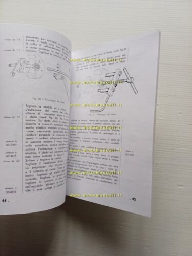 Piaggio Ape A 125 cambio bacchetta manuale officina RISTAMPA