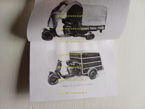 Piaggio Ape A 125 cambio bacchetta manuale officina RISTAMPA