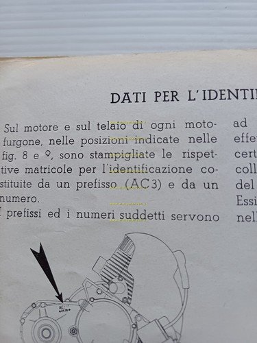 Piaggio Ape AC3 1960 manuale uso manutenzione libretto istruzioni originale