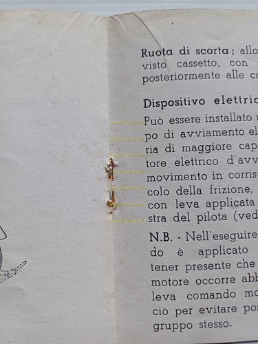 Piaggio Ape AC4 1962 manuale uso manutenzione libretto istruzioni originale