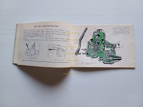Piaggio Ape AC4 1962 manuale uso manutenzione libretto istruzioni originale