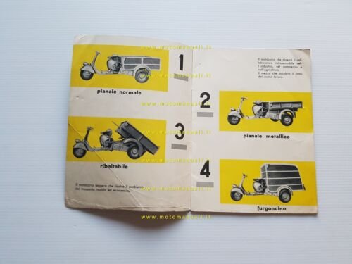 Piaggio Ape B 150 depliant originale italiano