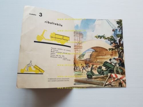 Piaggio Ape B 150 depliant originale italiano