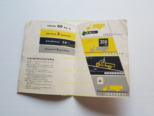 Piaggio Ape B 150 depliant originale italiano