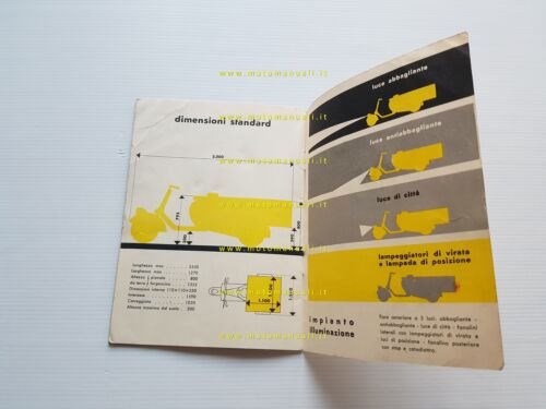 Piaggio Ape B 150 depliant originale italiano